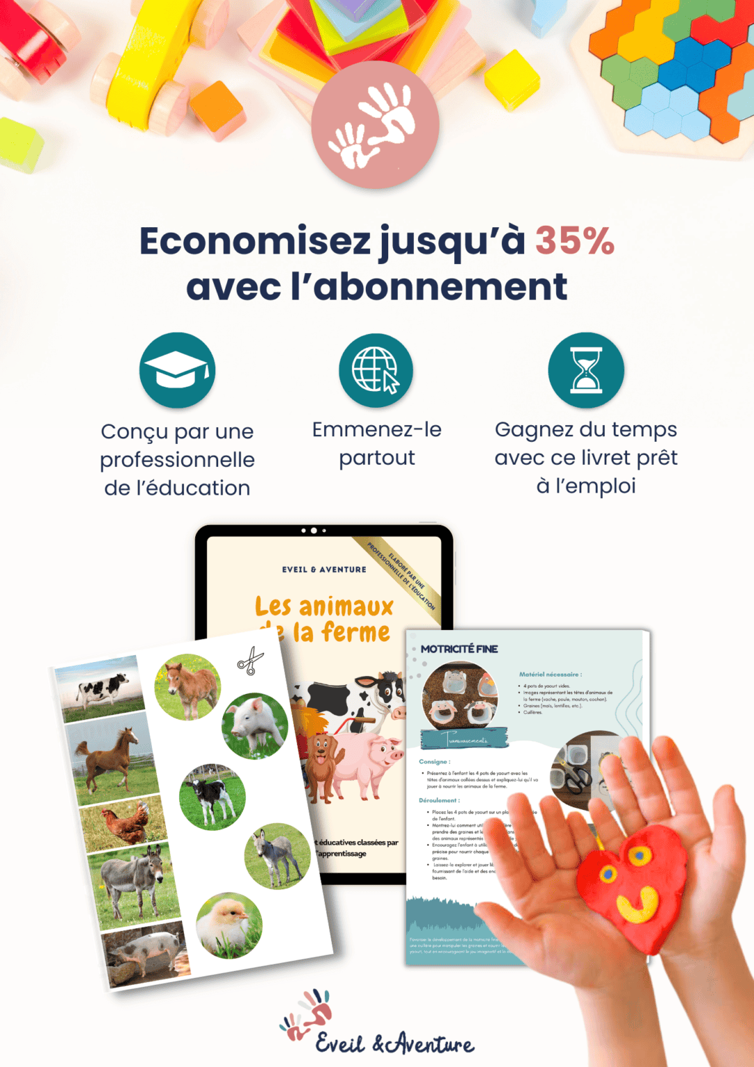 Les animaux de la ferme : Activités à imprimer | maternelle & crèche